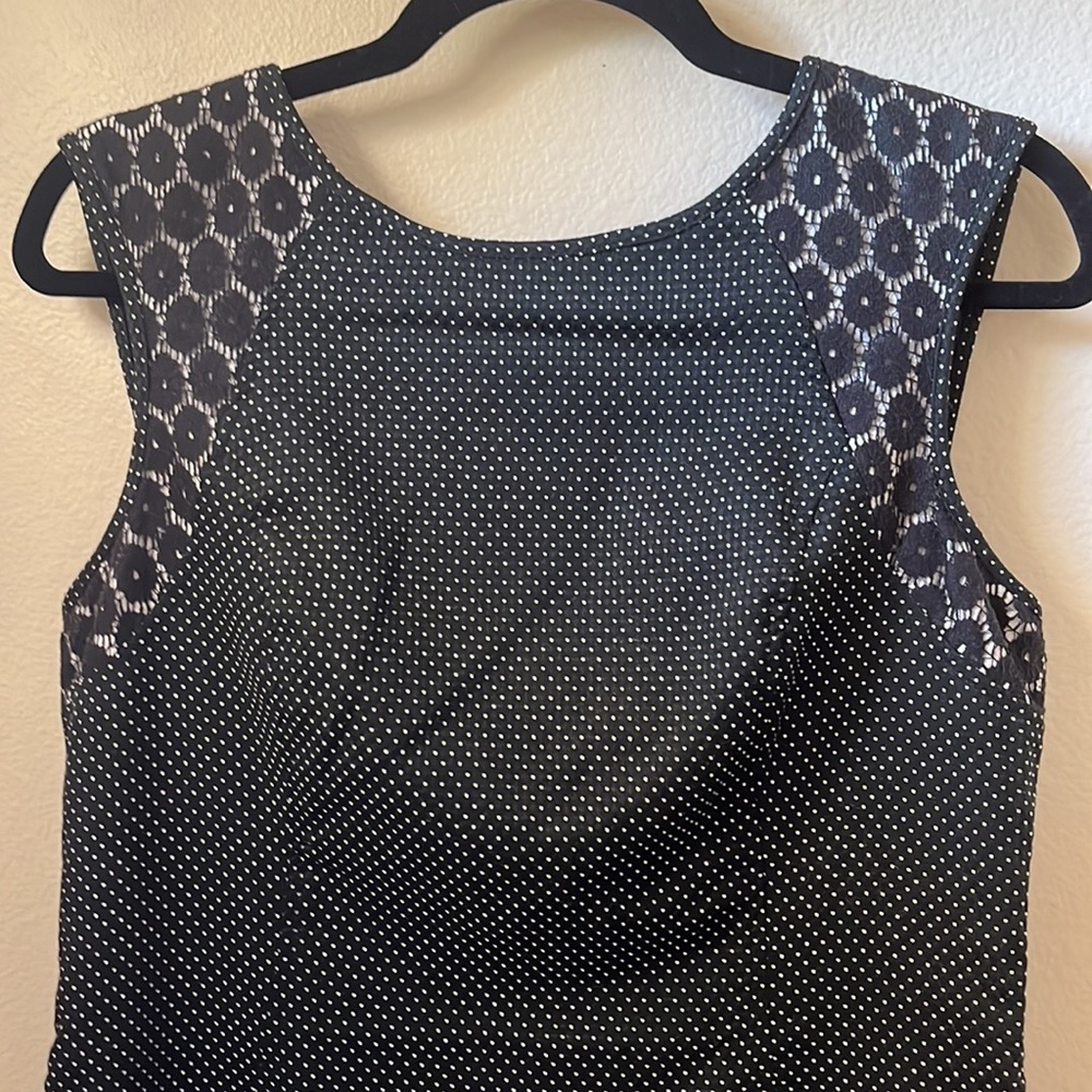 ANN TAYLOR Black Sheath Dress